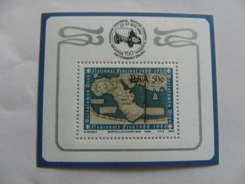 RSA SAF03 (1988) - Diaz Mint Miniature sheet