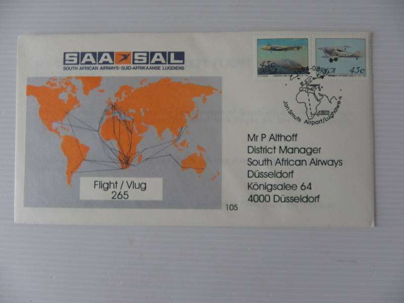 SAA 105 (1994) - Flight 265 Illustrated FDC
