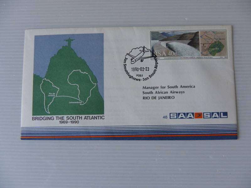 SAA #48 (1990) - Bridging the South Atlantic Illustrated FDC