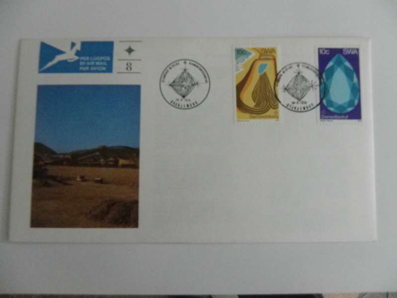 SWA 1.08 (1974) - Diamond Mining Illustrated FDC