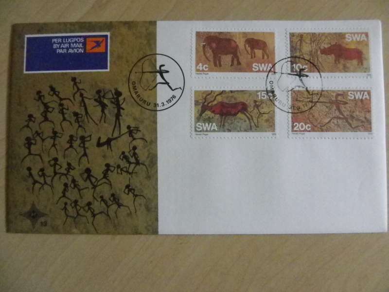 SWA 1.13 (1976) - Rock Paintings Illustrated FDC
