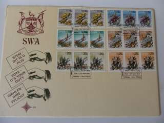 SWA 1.25 (1978) - Universal Suffrage Official Large FDC