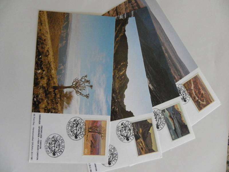 SWA 1.32 (1981) - Fish River Canyon Limited Edition Postcard Set