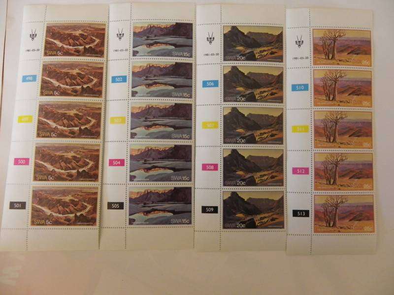 SWA 1.32 (1981) - Fish River Canyon Mint Control Block Set