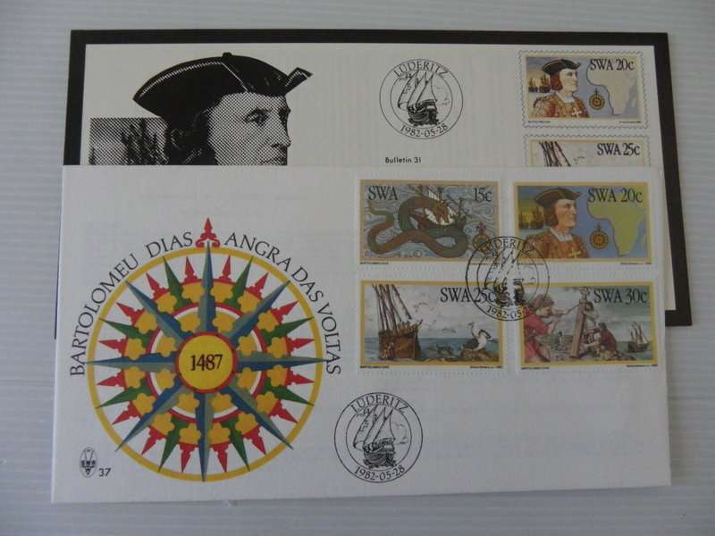 SWA 1.37 (1982) - Discoverers of SWA FDC with SAPO Brochure