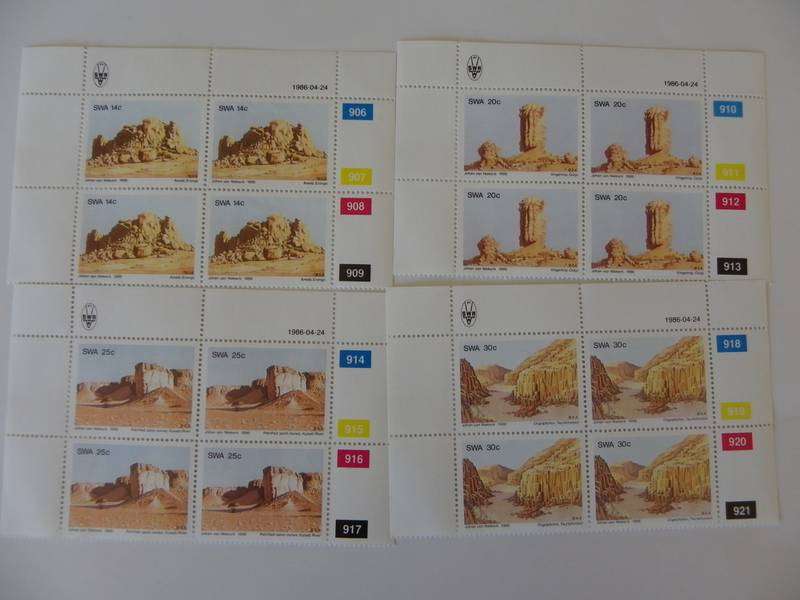 SWA 1.53 (1986) - Rock Formations Mint Control Block Set
