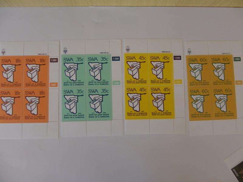 SWA 1.66.1 (1989) - UN Resolution 435 Mint Control Block Set