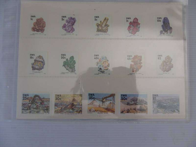 SWA 4th Definitive Series (1989) - Minerals SAPO Issued Definitive Folder