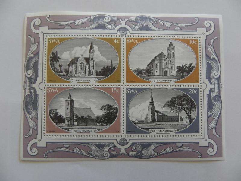 SWA S02 (1978) - Historic Churches Mint Miniature Sheet
