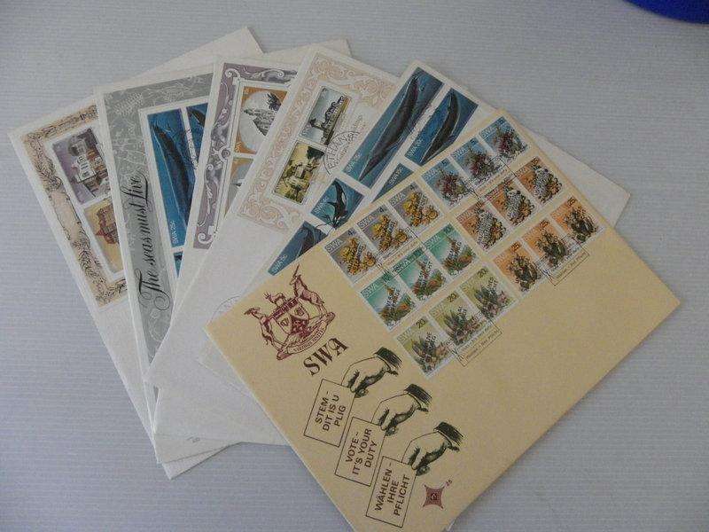 SWA Large FDC`s - Set of 6 (Bid per FDC to take all)
