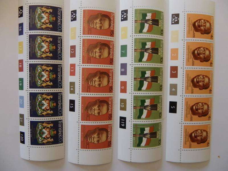 Transkei 1.01 (1976) - Independence Mint Control Block Set