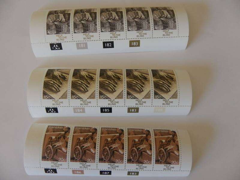 Transkei 1.07 (1977) - Help the Blind Mint Control Block Set