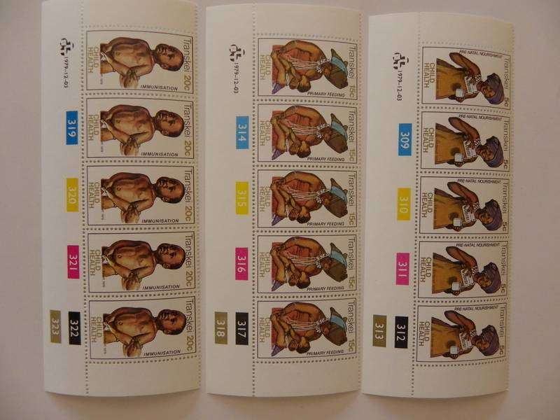 Transkei 1.15 (1979) - Health Education Mint Control Block Set