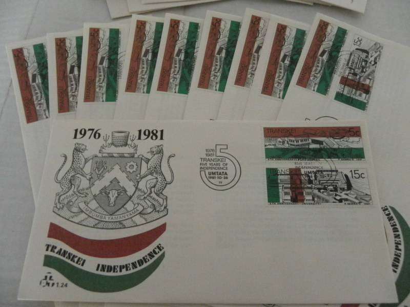 Excess Stock - Transkei 1.24 FDC`s (Bid per FDC to take all 10)