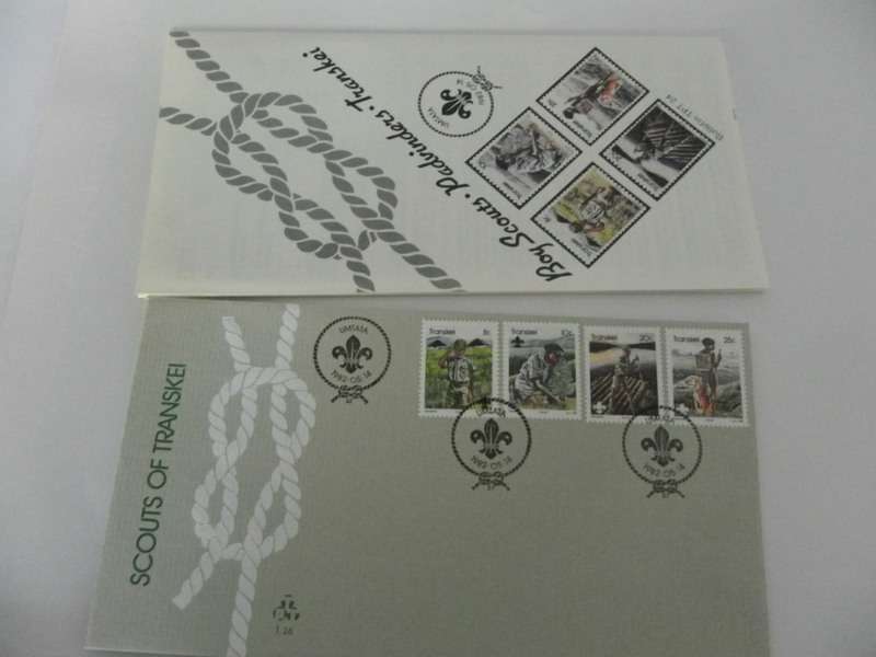 Transkei 1.26 (1982) - 75th Anniversary of Boy Scouts FDC with SAPO Brochure
