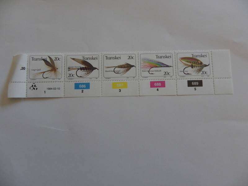 Transkei 1.33 (1984) - Fishing Flies (5th Series) Mint Strip