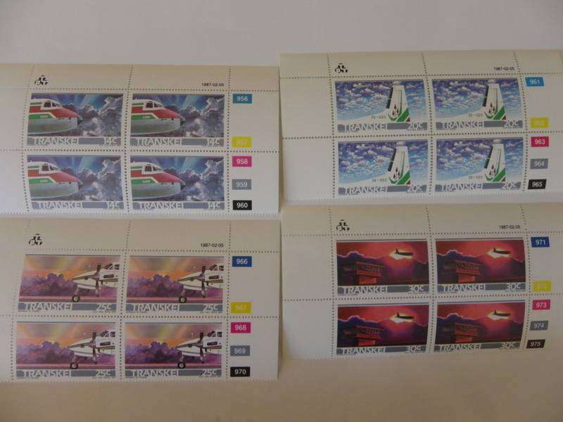 Transkei 2.11 (1987) - 10th Anniversary of Transkei Airways Mint Control Block Set