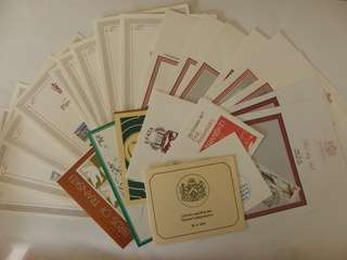 Transkei - Set of Collector Sheets  x 17 No duplication) Bid per FDC to take all