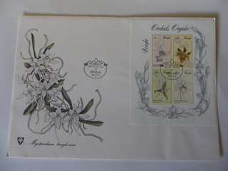 Venda S01 (1981) - Orchids Official Large FDC