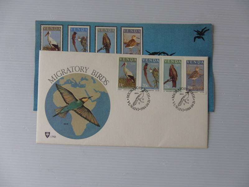 Venda 1.19 (1984) - Migratory Birds (2nd Series) FDC with SAPO Brochure