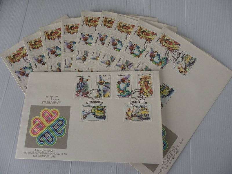 Excess Stock - Zimbabwe (1983) FDC`s (Bid per FDC to take all 10)