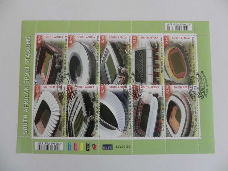 RSA 7.171  (2010) - SA Sport Stadiums CTO Cancelled Full Sheet