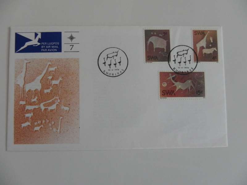 SWA 1.07 (1974) - Rock Paintings Illustrated FDC