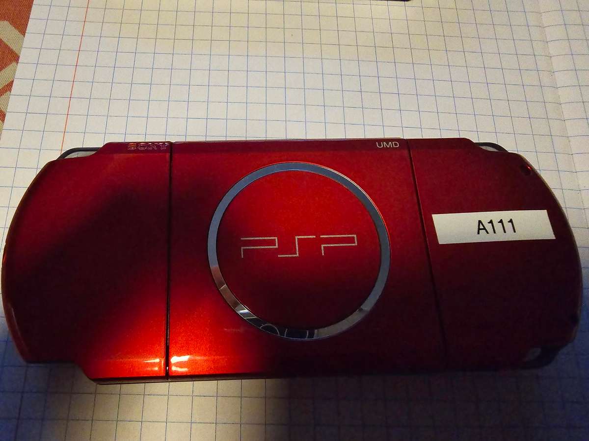 PSP 3000 Red Console - good condition