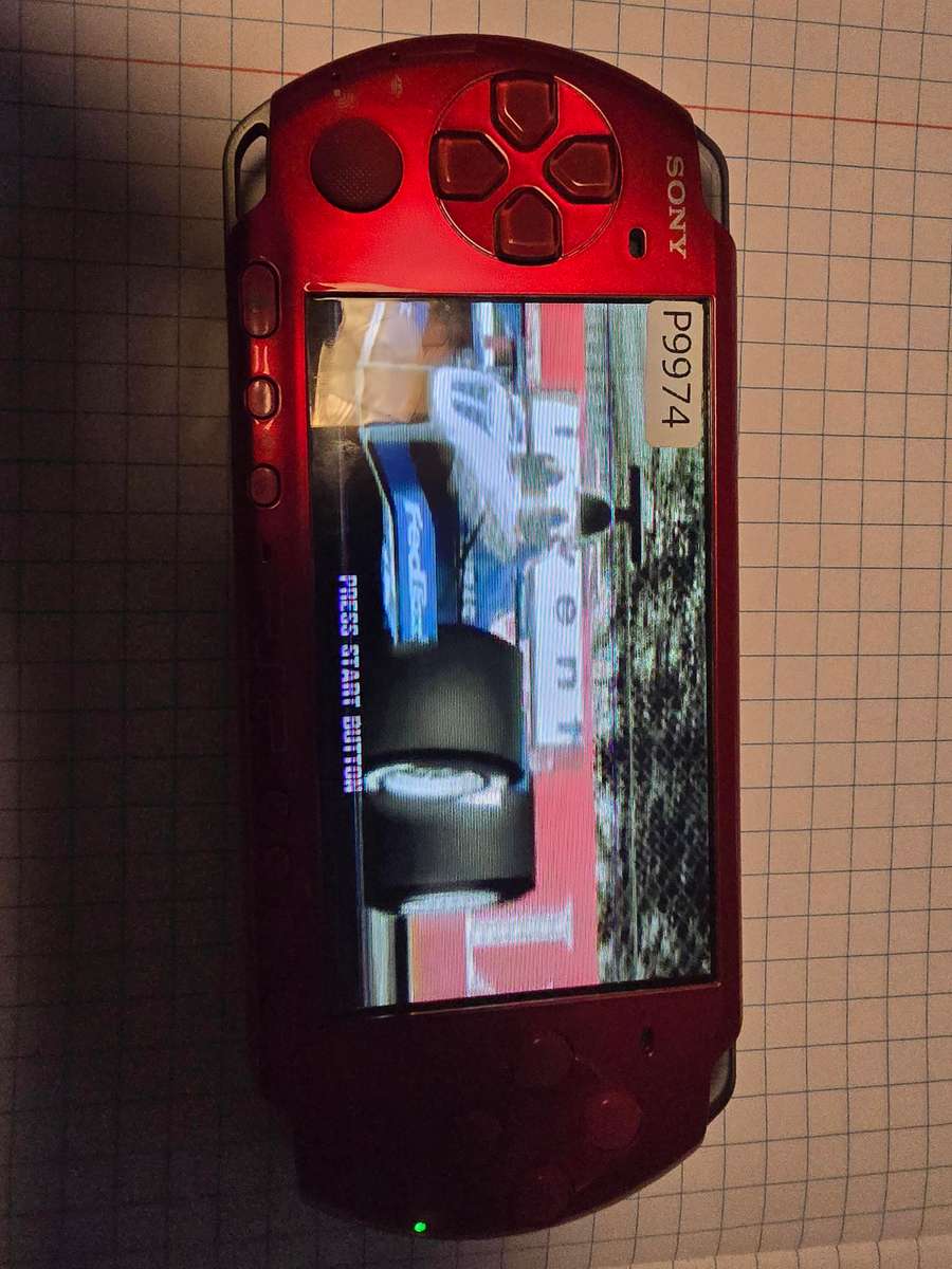 PSP 3000 Red Console - good condition