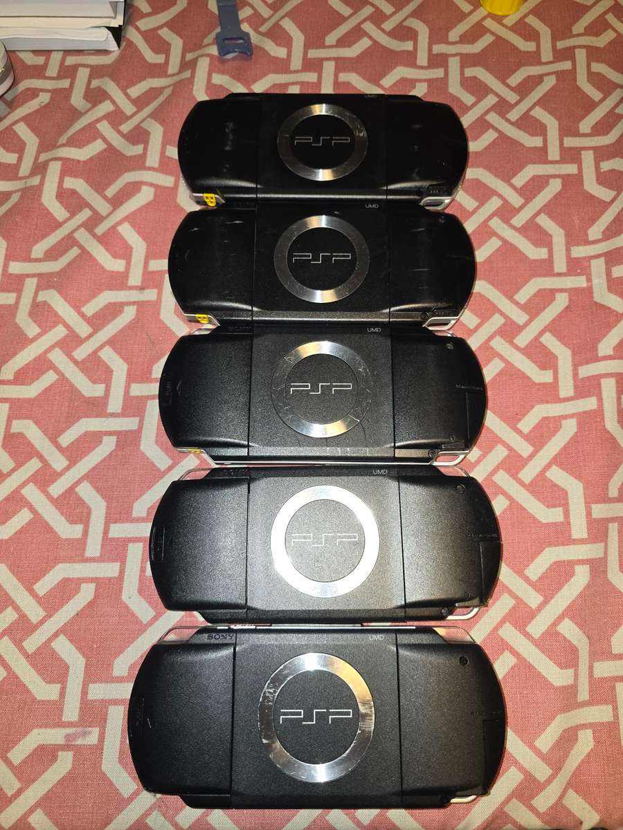 JOBLOT - 5 x PSP1000 console units