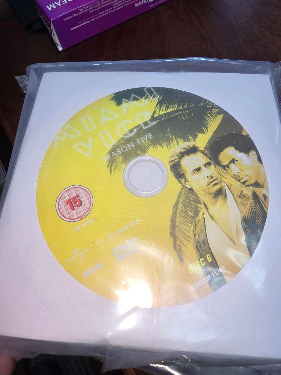 Miami Vice - Complete DVD Series - all discs repackaged in sleeves