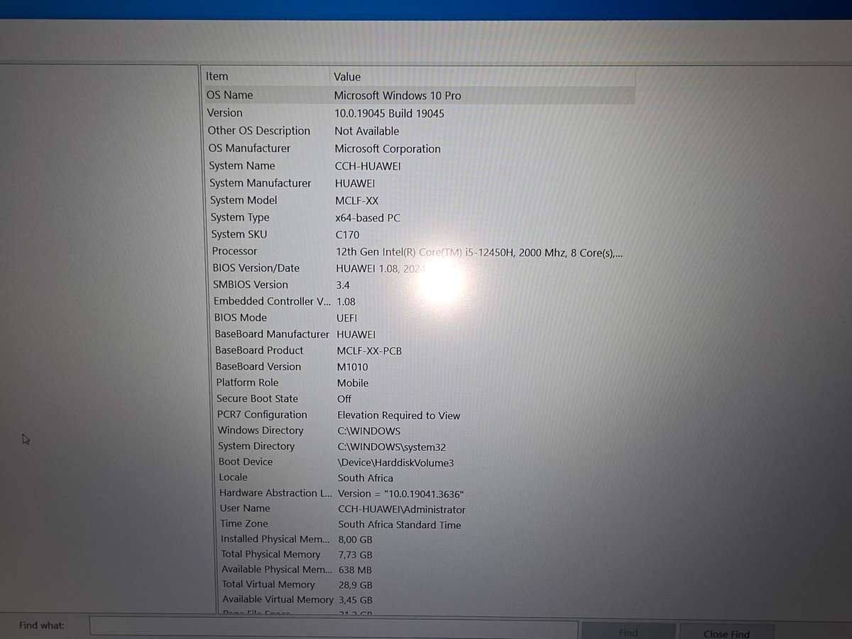 HUAWEI Matebook MCLF-X D16 | 12th gen i5, 8GB Ram, 512GB SSD, 16' Display