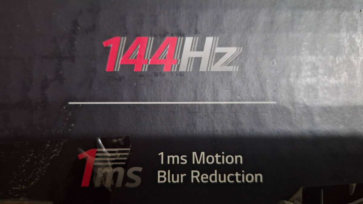 LG 24" Class Full HD Gaming Monitor 144Hz 1ms