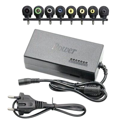 Universal Laptop Charger with 8 Piece Connectors