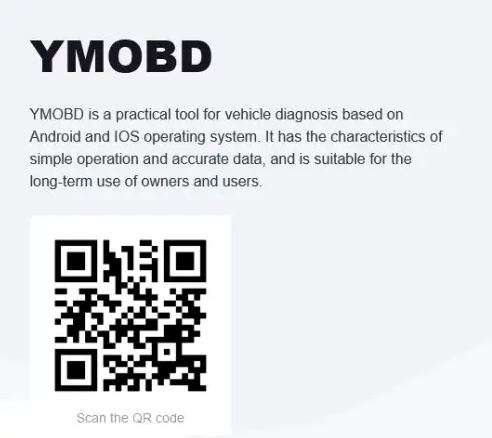 Mini 12V Car OBD2 Diagnostic Scanner Tool with Bluetooth Function OBDII YMOBD APP Compatible