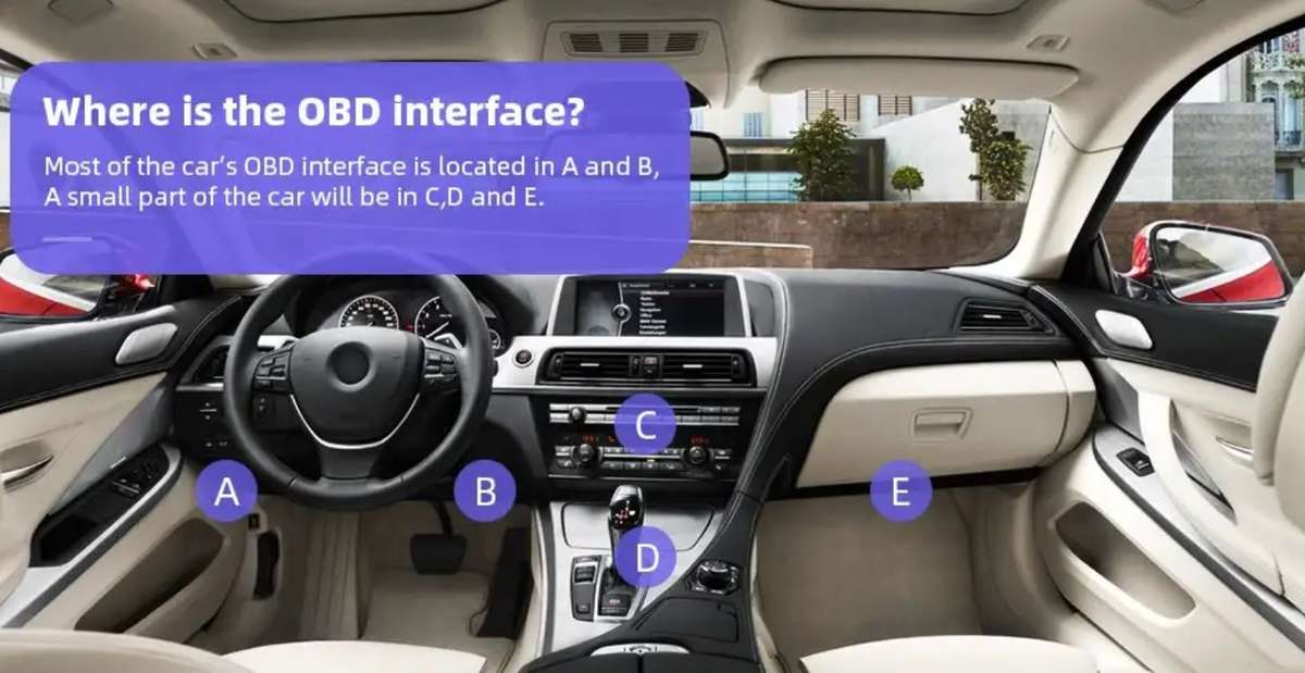 Mini 12V Car OBD2 Diagnostic Scanner Tool with Bluetooth Function OBDII YMOBD APP Compatible