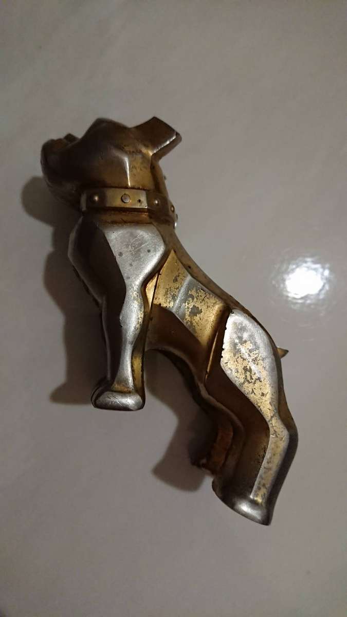 Brass Mack Truck Dog Bust