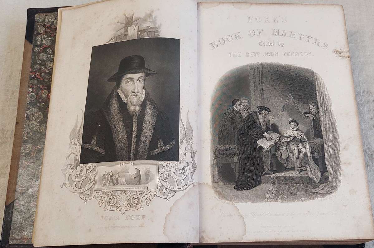 Foxe's Book of Martyrs -  around 1860