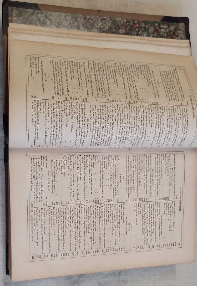 Foxe's Book of Martyrs -  around 1860