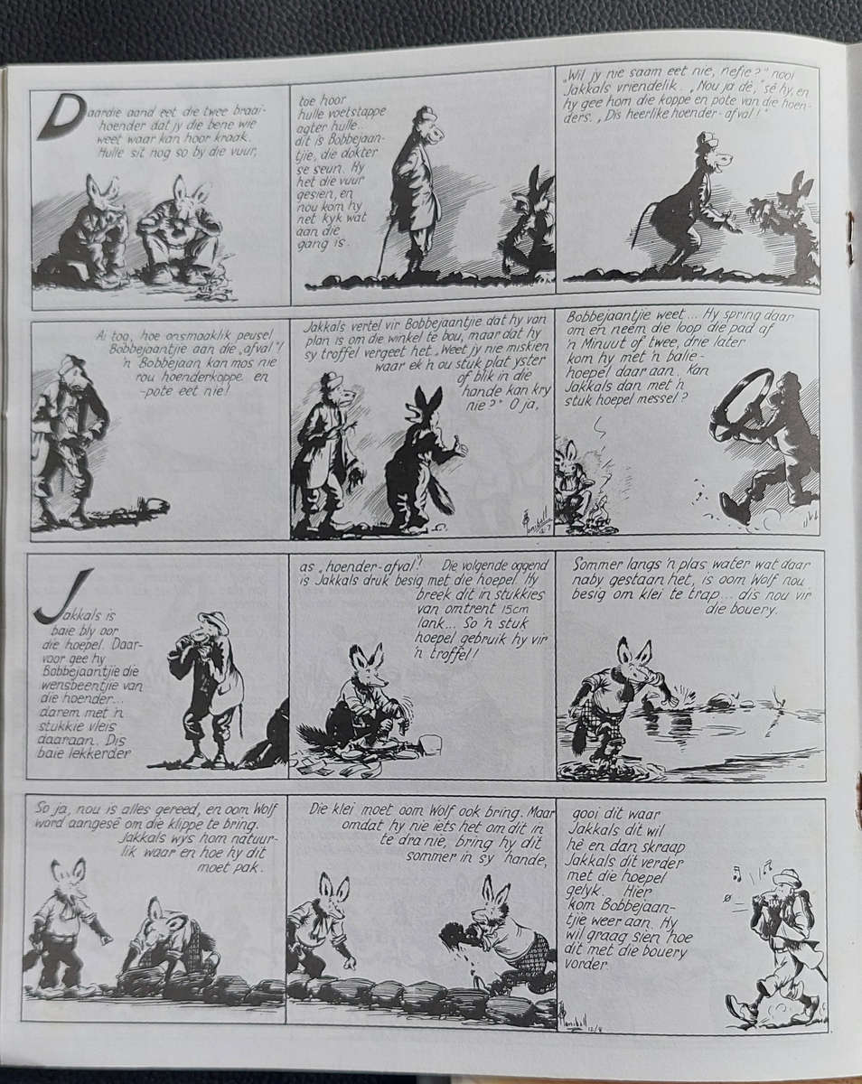 Oom Kaspaas, JAKKALS EN WOLF, Adoons-Hulle