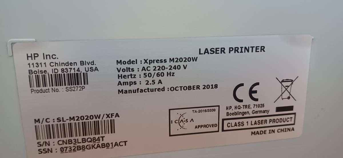 SAMSUNG XPRESS PRINTER M2020W