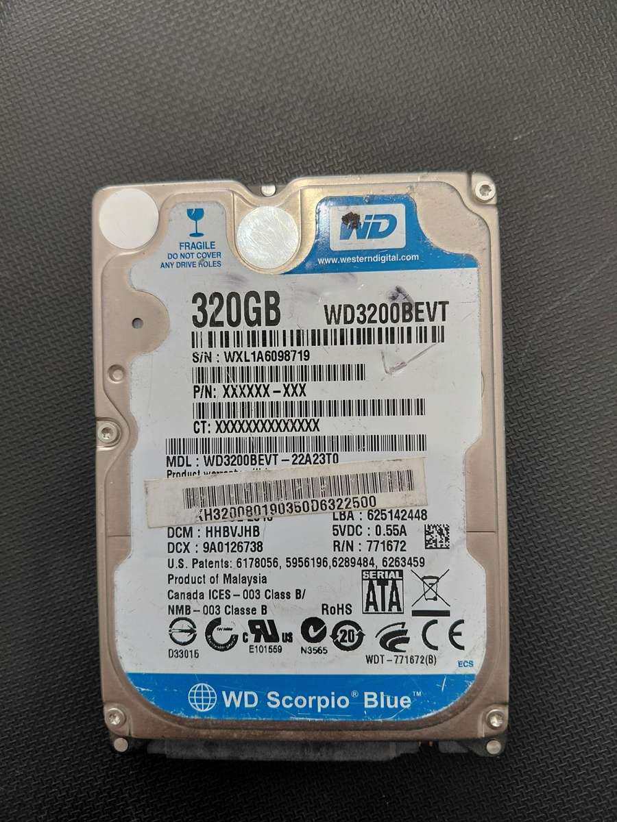 LAPTOP HARD DRIVE