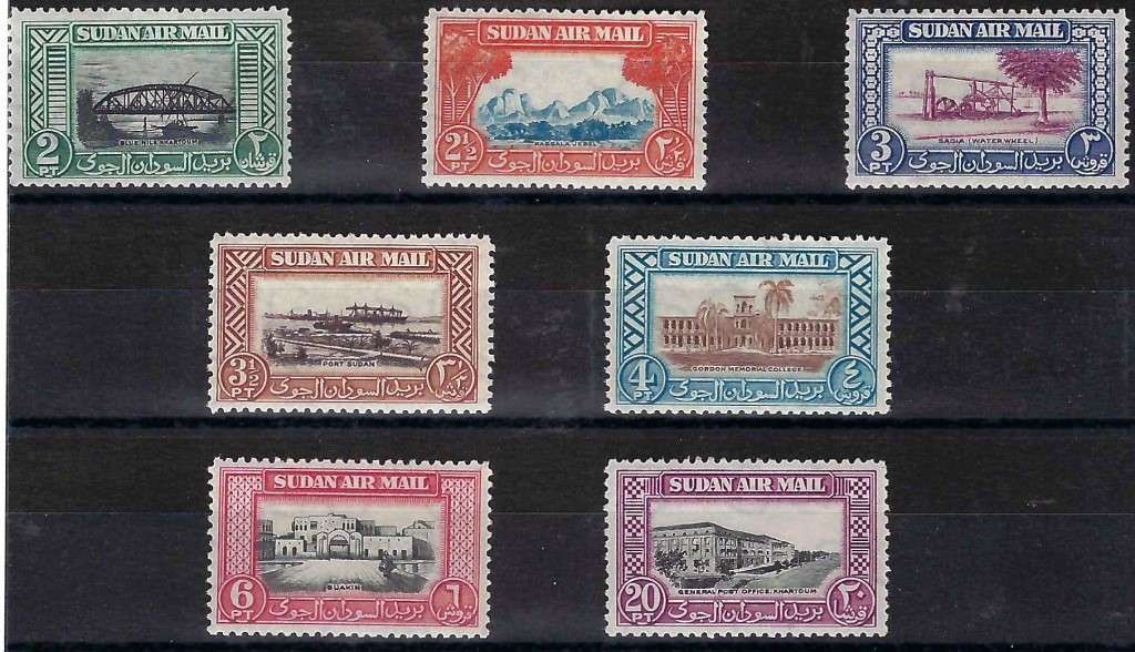 SUDAN - 1950 - AIRMAIL SET - UNMOUNTED MINT - CV  R 575.00 - VIEW BELOW