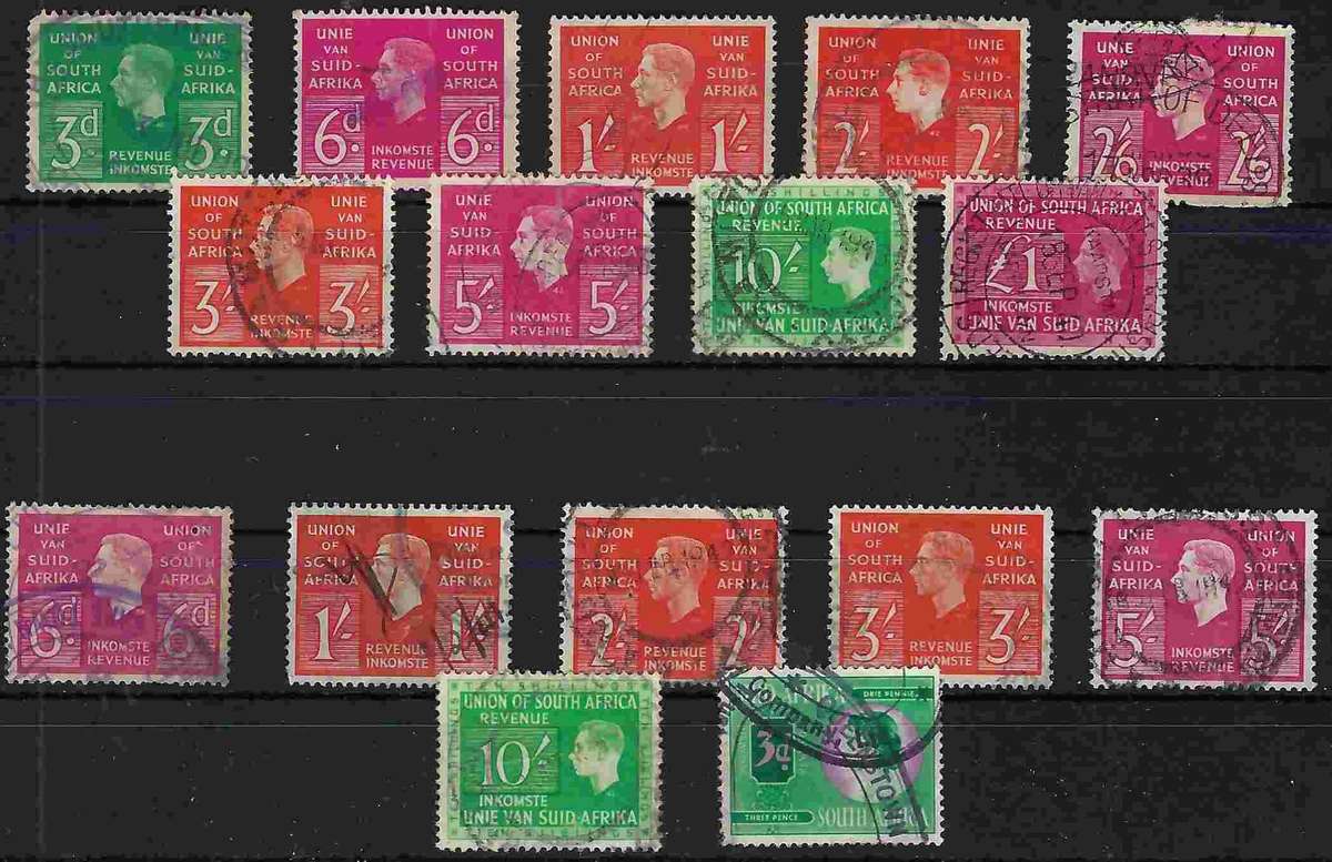 SA UNION - KGVI - A STUNNING ARRAY OF FINE USED REVENUES
