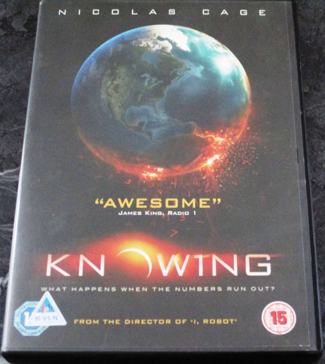 Knowing DVD Nicolas Cage [BBOX 9] Region 2