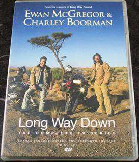 LONG WAY DOWN Ewan McGregor & Charley Boorman 2xDVD [BOX SET SHELF]