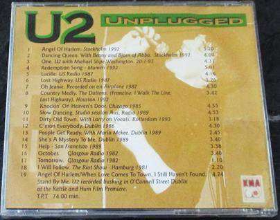 U2 Unplugged CD   [Shelf G x 1]