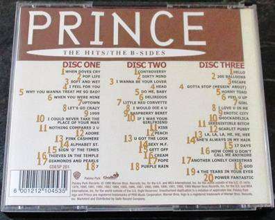 PRINCE The Hits / The B Sides 3xCD [Shelf G x 30]