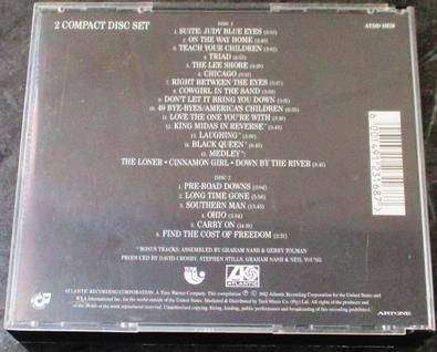 CROSBY STILLS NASH & YOUNG 4 Way Street CD [Shelf G x 25]