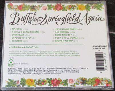 BUFFALO SPRINGFIELD Again CD [Shelf G x 28]